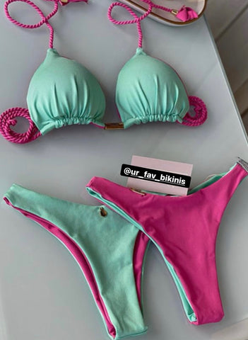 Bikini Reversible to hot Pink