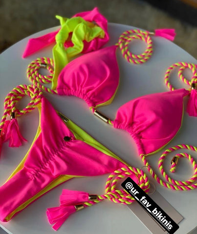 Bikini Reversible Pink/Neon